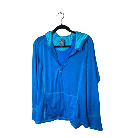 REI 40% Recycled Jacket Hoodie Blue Size XL‎ - Picture 1 of 7